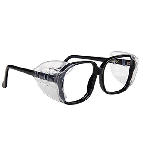 safety glasses removable side shields.